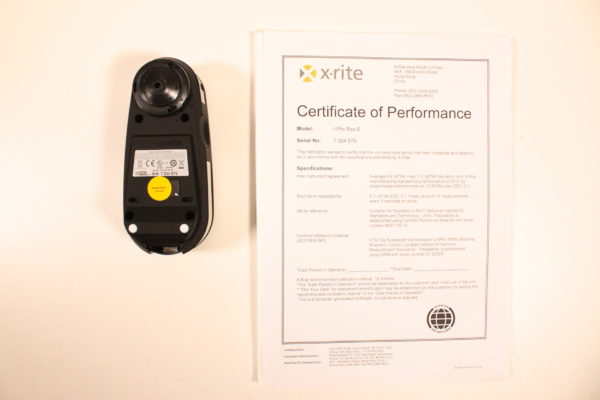 X-Rite i1 Pro Rev E Spectrophotometer ES-2000